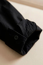 Blusa cola de pato plus negro