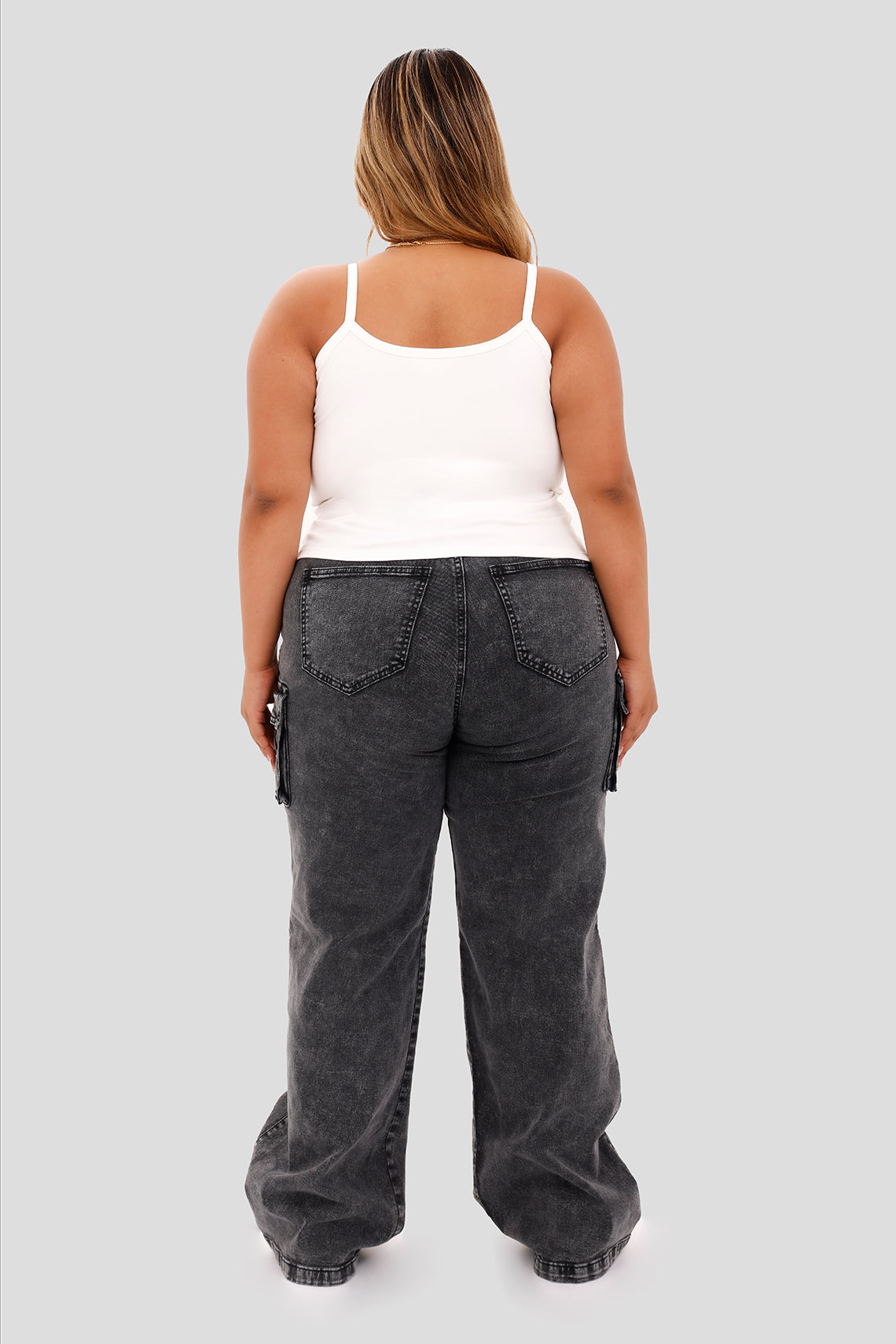 Blusa básica de tirantes beige