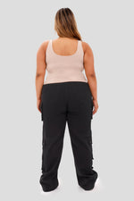 Crop top Siza Plus camel