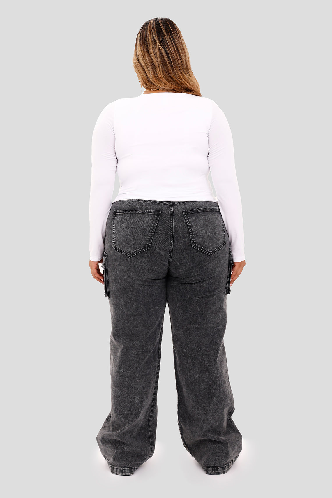 Blusa crop top , fruncido central blanco