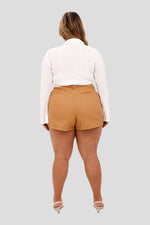 Falda short Café
