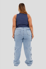 Chaleco crop azul oscuro