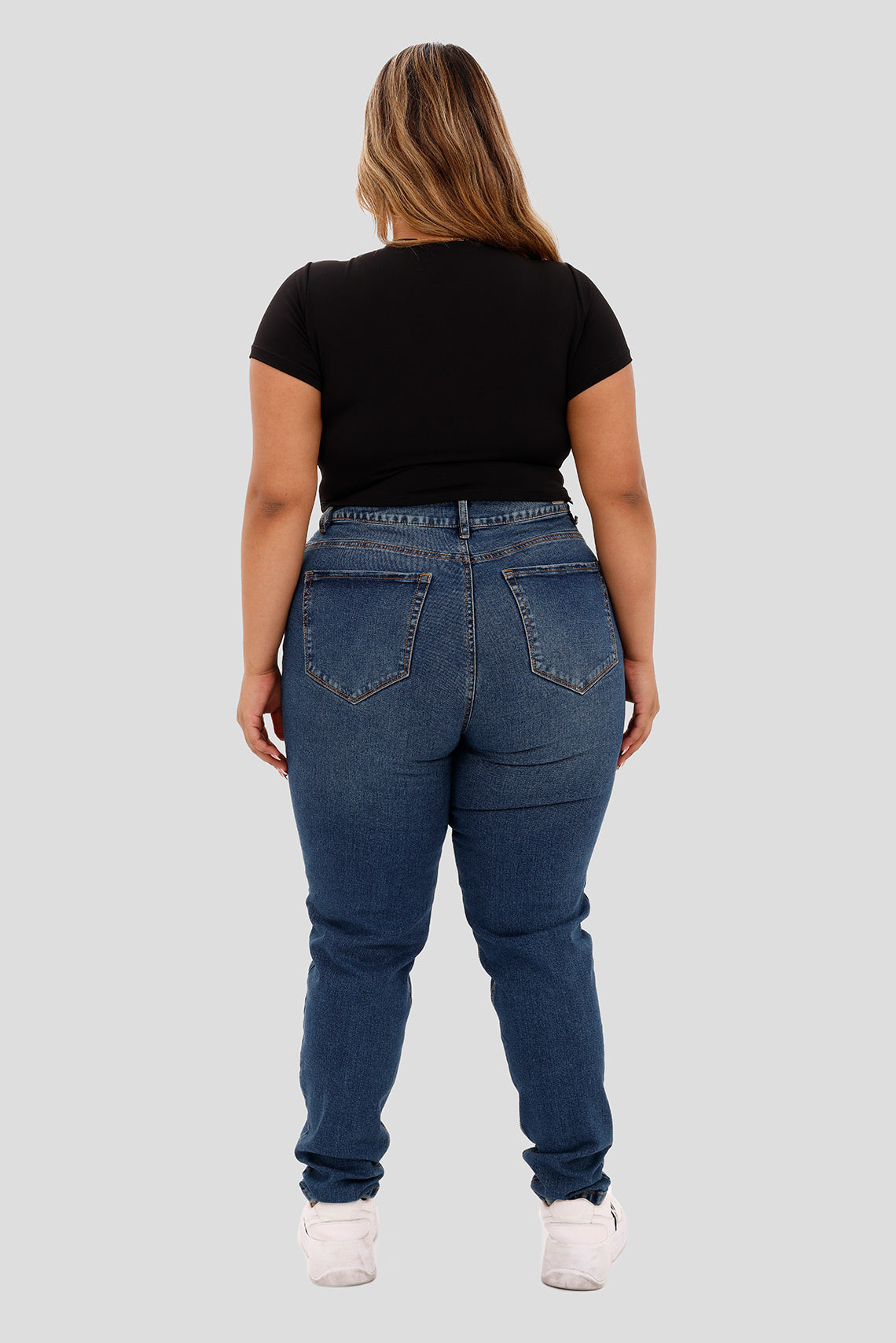 Jean skinny azul oscuro