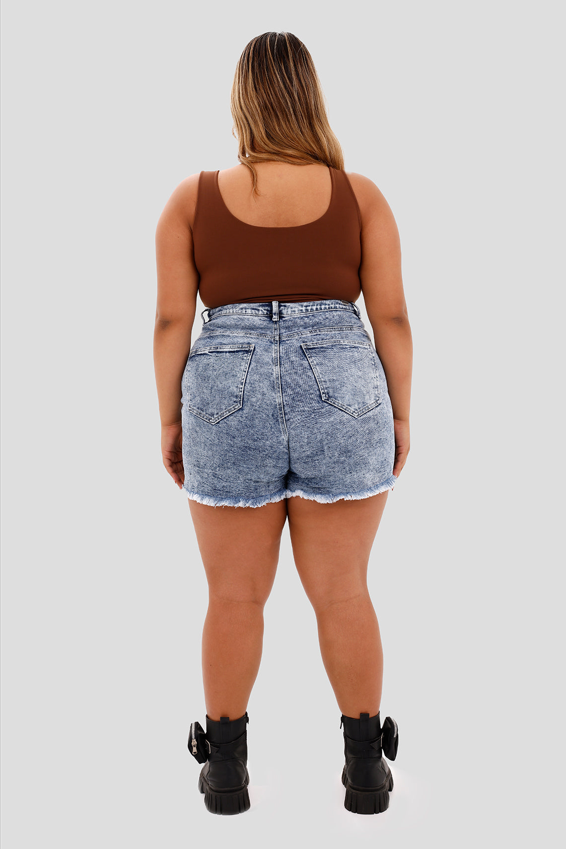 Short denim azul claro