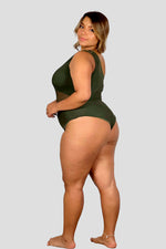 Body medio lado en transparencia Verde