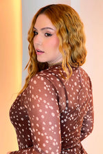 Vestido tul estampado bambi