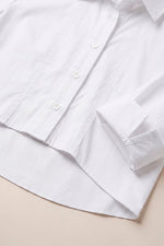 Blusa cola de pato plus blanco