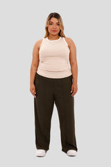 Blusa sin mangas plus
