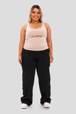 Crop top Siza Plus camel