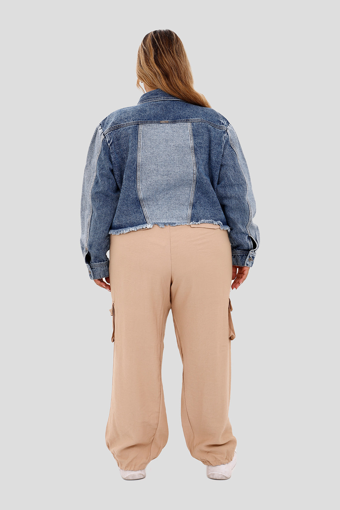 Chaqueta de parches azul