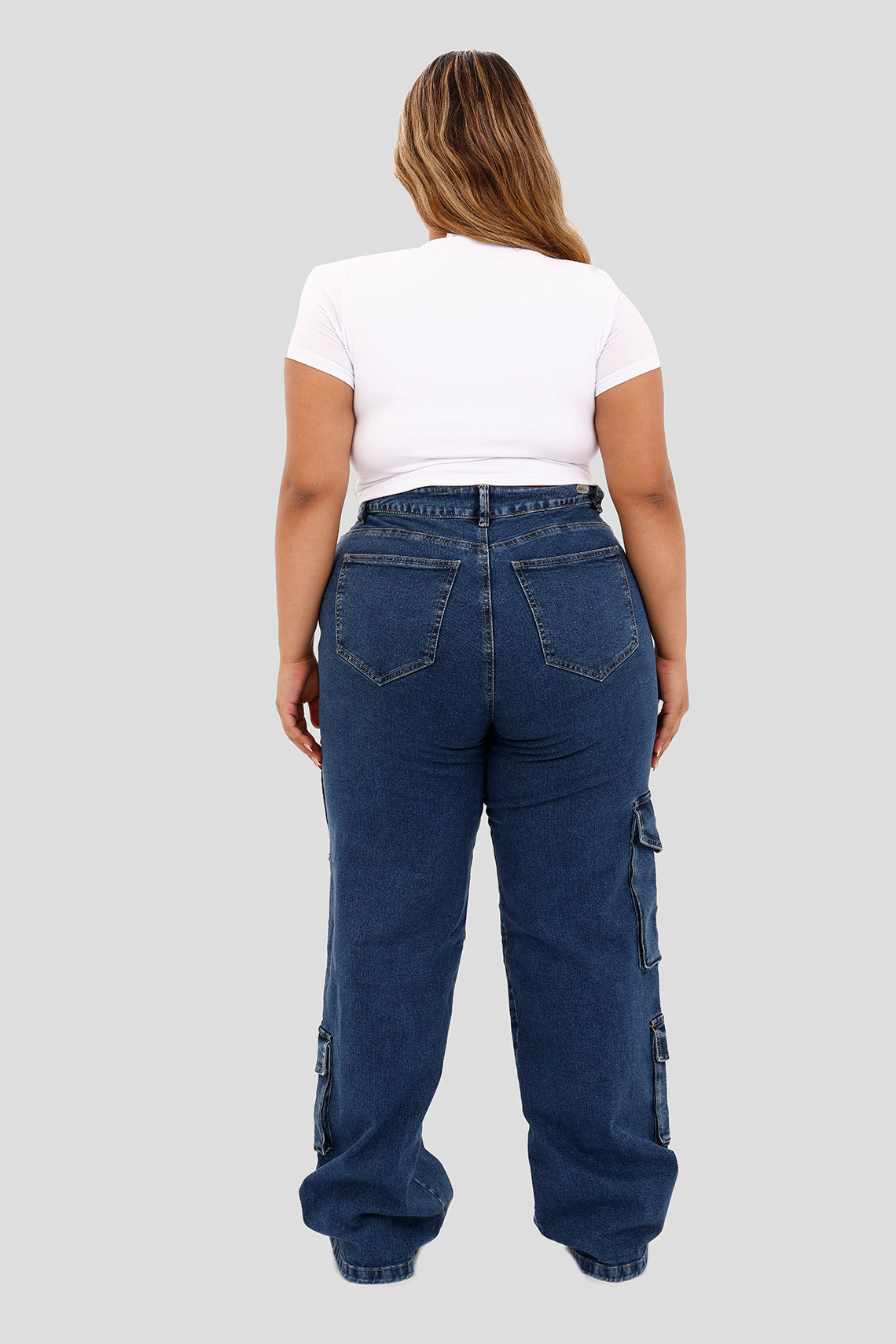 Crop top manga corta