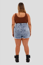 Short denim azul claro