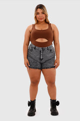 Short denim