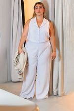 Set con pantalón y chaleco Blanco