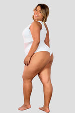 Body medio lado en transparencia Blanco