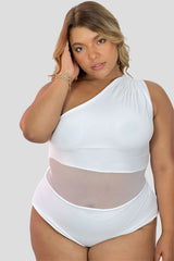 Body medio lado en transparencia Blanco