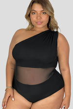 Body medio lado en transparencia Negro