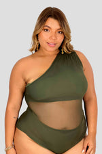 Body medio lado en transparencia Verde