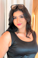 Set deportivo falda plisada negro