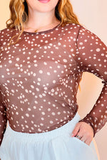 Buso mallatex bambi ajustado manga larga, vista de cuerpo completo - Womenal